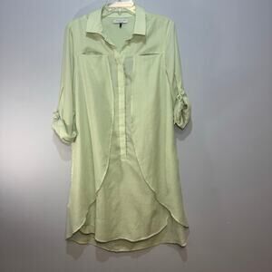 Halston Heritage light green‎ dress with full removable liner. Size 10